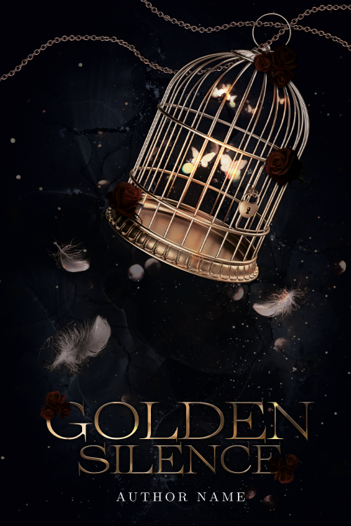 Golden Silence - Premade Book Cover by Sarah-Design